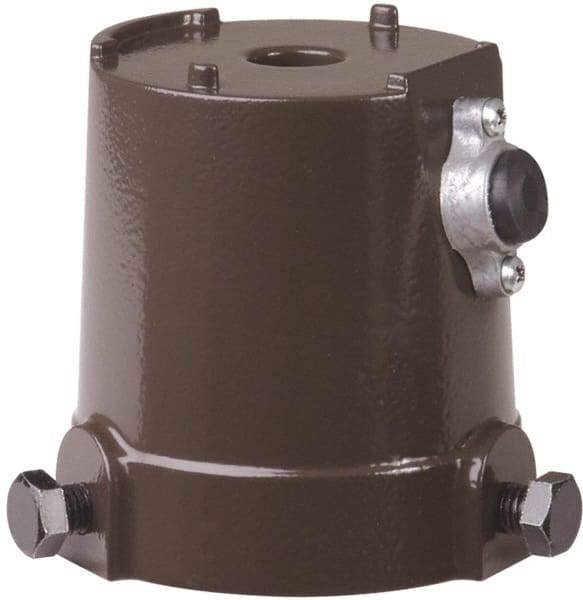 Cooper Lighting - Bronze Light Fixture Slipfitter - For Use with Architectural Area Site Lights - Exact Tool & Supply