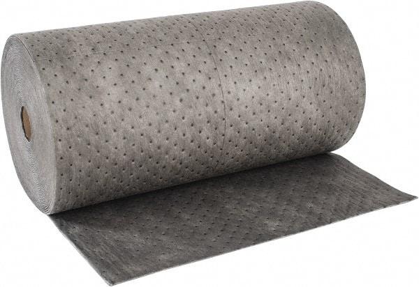 Brady SPC Sorbents - 35 Gal Capacity per Package, Universal Roll - 150' Long x 30" Wide, Polypropylene - Exact Tool & Supply