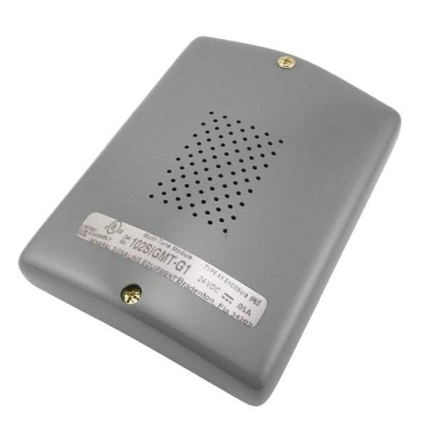 Edwards Signaling - 24 VDC, Base Mount Signal Combination Tone Card - 3R, 4X NEMA Rated, IP54 Ingress Rating, 0.05 Amp, 79 dB at 10 Ft. to 89 dB at 1m Adjustable Output, For Use with 102 Series Stacklights - Exact Tool & Supply