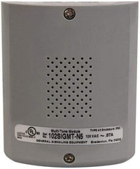 Edwards Signaling - 120 VAC, Base Mount Signal Combination Tone Card - 3R, 4X NEMA Rated, IP54 Ingress Rating, 0.05 Amp, 79 dB at 10 Ft. to 89 dB at 1m Adjustable Output, For Use with 102 Series Stacklights - Exact Tool & Supply