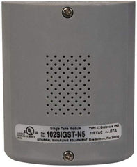Edwards Signaling - 120 VAC, Base Mount Signal Combination Tone Card - 3R, 4X NEMA Rated, IP54 Ingress Rating, 0.05 Amp, 79 dB at 10 Ft. to 89 dB at 1m Adjustable Output, For Use with 102 Series Stacklights - Exact Tool & Supply