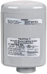 Edwards Signaling - Flashing and Steady, Stackable Tower Light Base Unit - 120 VAC, 0.60 Amp, IP54, IP65 Ingress Rating, 3R, 4X NEMA Rated, Pipe Mount - Exact Tool & Supply