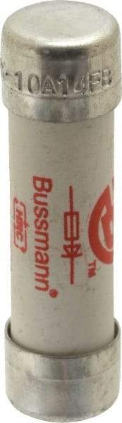 Cooper Bussmann - 250 VAC/VDC, 10 Amp, Fast-Acting Semiconductor/High Speed Fuse - 50.8mm OAL, 200 (RMS), 50 at DC kA Rating, 9/16" Diam - Exact Tool & Supply