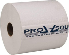 PRO-SOURCE - Hard Roll of 1 Ply White Paper Towels - 7-7/8" Wide, 800' Roll Length - Exact Tool & Supply