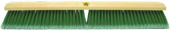 Weiler - 24" General Purpose Synthetic Push Broom - 3" Bristle Length, Foam Block, Threaded Handle Connection, Handle Sold Separately - Exact Tool & Supply