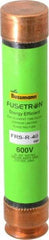 Cooper Bussmann - 250 VDC, 600 VAC, 40 Amp, Time Delay General Purpose Fuse - Fuse Holder Mount, 5-1/2" OAL, 20 at DC, 200 (RMS) kA Rating, 1-1/16" Diam - Exact Tool & Supply
