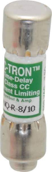 Cooper Bussmann - 300 VDC, 600 VAC, 0.8 Amp, Time Delay General Purpose Fuse - Fuse Holder Mount, 1-1/2" OAL, 200 at AC (RMS) kA Rating, 13/32" Diam - Exact Tool & Supply