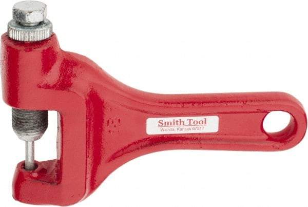 Made in USA - Chain Breaker - For Use with ANSI Standard & Metric Roller Chains - Exact Tool & Supply
