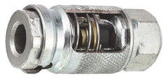 Lincoln - 250 Operating psi, 2-1/2" Long, 1/4 Thread, Grease Gun Air Coupler - NPT (F) Thread - Exact Tool & Supply