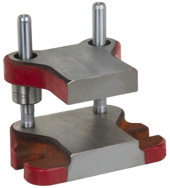 Anchor Danly - 5" Guide Post Length, 15/16" Die Holder Thickness, 6-3/4" Radius, Kick Press Semi Steel Die Set - 7-3/4" Overall Width x 5-5/16" Overall Depth - Exact Tool & Supply