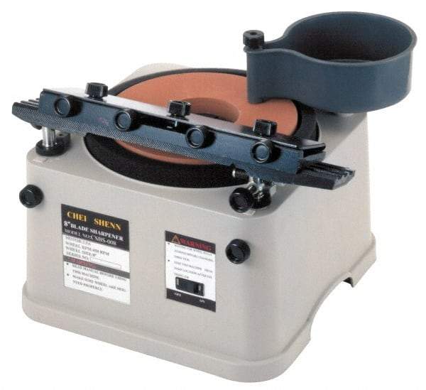 Value Collection - 15-3/4 Inch Long Tool Compatibility, 8 Inch Wheel Diameter, Straight Cutting Tool Sharpener - 5/8 Inch Spindle Diameter - Exact Tool & Supply
