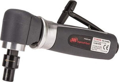 Ingersoll-Rand - 1/4" Collet, Angle Handle, Straight Air Die Grinder - 12,000 RPM, Rear Exhaust, 32 CFM, 0.4 hp, 620 kPa, 1/4 NPT - Exact Tool & Supply