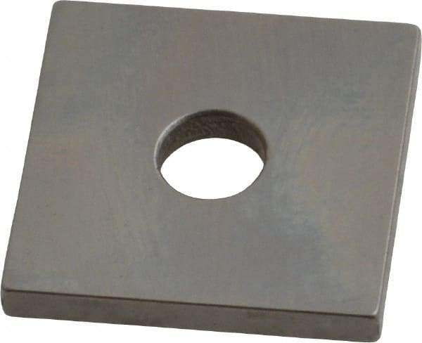 Mitutoyo - 0.115" Square Steel Gage Block - Accuracy Grade 0, Includes Certificate of Inspection - Exact Tool & Supply
