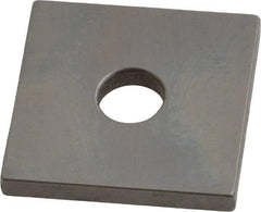 Mitutoyo - 0.115" Square Steel Gage Block - Accuracy Grade 0, Includes Certificate of Inspection - Exact Tool & Supply