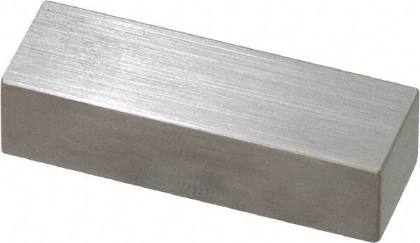 Mitutoyo - 0.45" Rectangular Steel Gage Block - Accuracy Grade AS-1, Includes Certificate of Inspection - Exact Tool & Supply