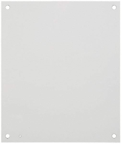 Cooper B-Line - 32-7/8" OAW x 32-7/8" OAH Powder Coat Finish Electrical Enclosure Flanged Panel - 36" x 36" Box, 12 Gauge Steel, Use with 363612-12/36368-12 - Exact Tool & Supply