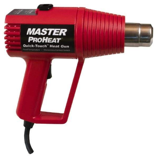 Master Appliance - 1,000°F Heat Setting, 16 CFM Air Flow, Heat Gun - 120 Volts, 11 Amps, 1,300 Watts, 6' Cord Length - Exact Tool & Supply