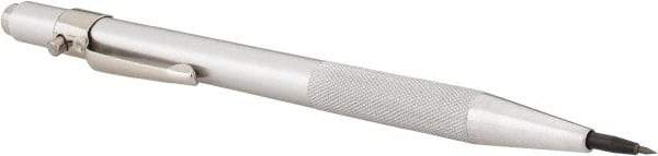 Made in USA - 6-1/4" OAL Retractable Pocket Scriber - Carbide Point - Exact Tool & Supply
