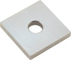 Mitutoyo - 0.142" Square Steel Gage Block - Accuracy Grade 0, Includes Certificate of Inspection - Exact Tool & Supply