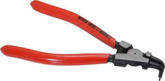 Knipex - External Retaining Ring Pliers - 5" OAL, Bent Nose - Exact Tool & Supply