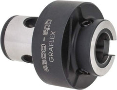 Seco - Graflex 4 Inside, Graflex 6 Outside Modular Connection, Boring Head Shank Reducer - 1.5748 Inch Projection, 1.5748 Inch Nose Diameter - Exact Tool & Supply
