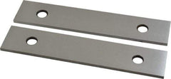 SPI - 6" Long x 1-1/4" High x 1/8" Thick, Steel Parallel - Sold as Matched Pair - Exact Tool & Supply