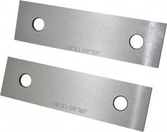 SPI - 6" Long x 1-5/8" High x 1/8" Thick, Steel Parallel - Sold as Matched Pair - Exact Tool & Supply