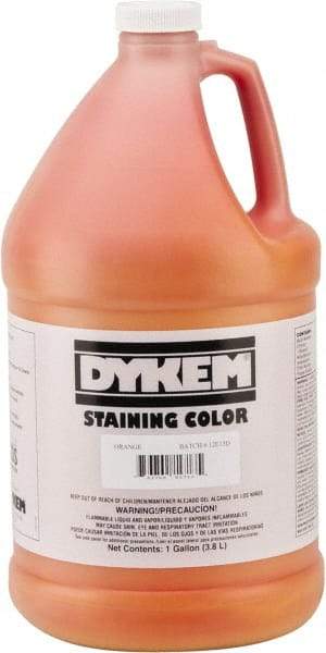 Dykem - 1 Gallon Orange Staining Color - Bottle - Exact Tool & Supply