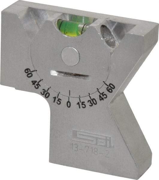SPI - Machine Set-Up Gage Levels Minimum Adjustable Angle: 0.00 Maximum Adjustable Angle: 360.00 - Exact Tool & Supply