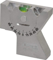 SPI - Machine Set-Up Gage Levels Minimum Adjustable Angle: 0.00 Maximum Adjustable Angle: 360.00 - Exact Tool & Supply