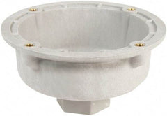 Edwards Signaling - 4-1/2 Inch Wide x 2-1/4 Inch High, Shock Resistant, Visual Signal Device Pipe Mount Attachment - For Use with 105 Series Flashing Beacon - Exact Tool & Supply