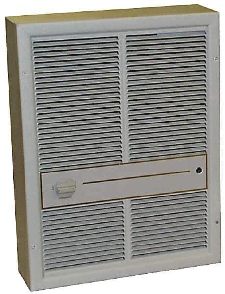 TPI - 240, 208 Volt, 3,000, 2,250 Watt, 175 CFM, 10,239 Max BTU, Wall Heater - 15 Wide x 4 Deep x 19-7/8 High - Exact Tool & Supply