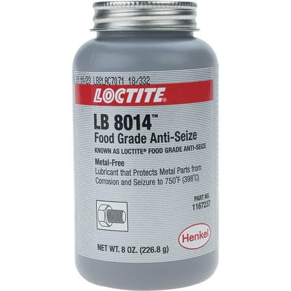 Loctite - 8 oz Brush Top General Purpose Anti-Seize Lubricant - Metal Free, 750°F - Exact Tool & Supply