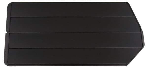 Akro-Mils - 8.4" High, Black Bin Divider - Use with 30265 - Exact Tool & Supply