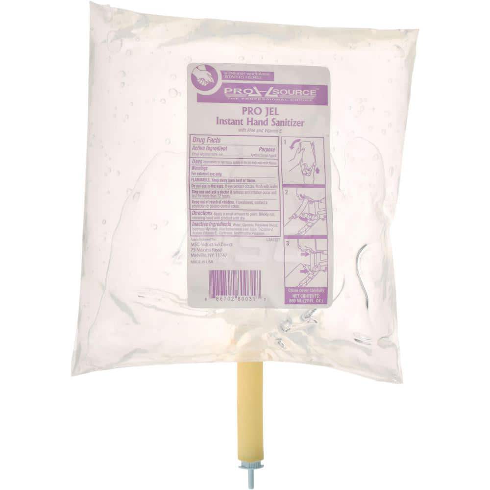 PRO-SOURCE - 800 mL Dispenser Refill Gel Hand Sanitizer - Exact Tool & Supply