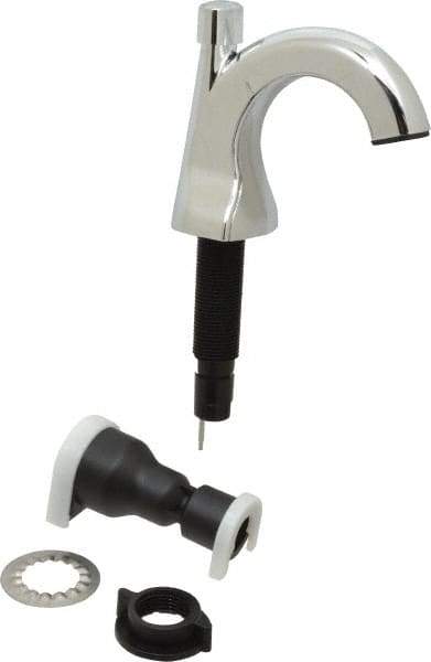 Technical Concepts - 800 to 1600 mL Liquid Soap Dispenser Hardware - Plastic, Counter Mounted, Chrome - Exact Tool & Supply
