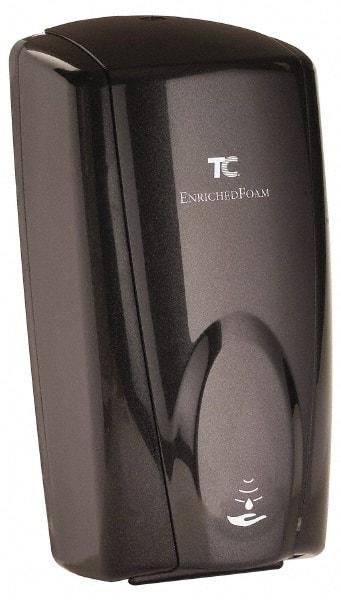 Technical Concepts - 1100 mL Foam Hand Soap Dispenser - Plastic, Hanging, Black - Exact Tool & Supply