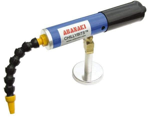 Abanaki - Cold Air Coolant System - 3/8" Hose Inside Diam, Includes Air Chiller, Filter, Magnetic Clamp - Exact Tool & Supply