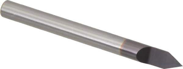 Value Collection - 60° Incl Angle, 3/16" Shank Diam, 1-1/2" OAL, 3/16" Cut Diam, Conical Engraving Cutter - 0.162" LOC, Right Hand Cut, Micrograin Solid Carbide, AlTiN+ Finish - Exact Tool & Supply