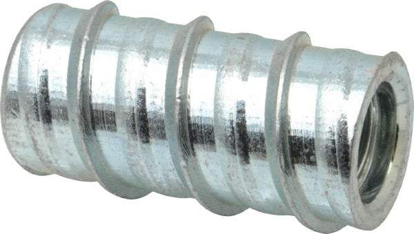 Powers Fasteners - 1/2" Diam, 1-11/16" OAL, 2-1/4" Min Embedment Drop-In Concrete Anchor - Steel, Zinc-Plated Finish, 29/32" Thread Length - Exact Tool & Supply