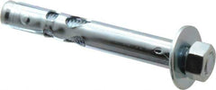 Powers Fasteners - 5/8" Diam, 5/8" Drill, 4-1/4" OAL, Sleeve Concrete Anchor - 1018 Steel, Hex Nut Head, Hex Drive - Exact Tool & Supply