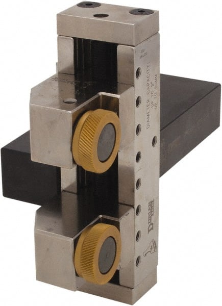 Dorian Tool - 6-1/16 Inch Overall Length x 2-1/2 Inch Overall Width, 1/8 to 2-1/2 Inch Capacity, Right Hand Cut, Scissor and Straddle Type Knurler - Exact Tool & Supply