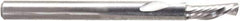 Amana Tool - 1/8" Cutting Diam x 5/16" Length of Cut, 1 Flute, Downcut Spiral Router Bit - Right Hand Cut, Solid Carbide, 1-1/2" OAL x 1/8" Shank Diam - Exact Tool & Supply