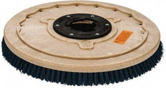 PRO-SOURCE - 20" Diam Scrubbing Brush - 20" Machine, 1-1/2" Trim Length, Blue Pad, Silicone Carbide & Nylon - Exact Tool & Supply