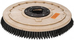 PRO-SOURCE - 18" Diam Scrubbing Brush - 18" Machine, 1-1/2" Trim Length, Black Pad, Polypropylene - Exact Tool & Supply