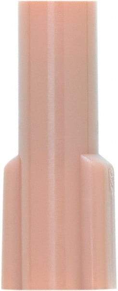 3M - 22 to 18 AWG, Vinyl, Partially Insulated, Female Wire Disconnect - 1/4 Inch Wide Tab, Red, RoHS 2011/65/EU Compliant - Exact Tool & Supply