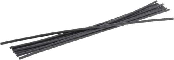 3M - 6" Long, 2:1, Polyolefin Heat Shrink Electrical Tubing - Black - Exact Tool & Supply