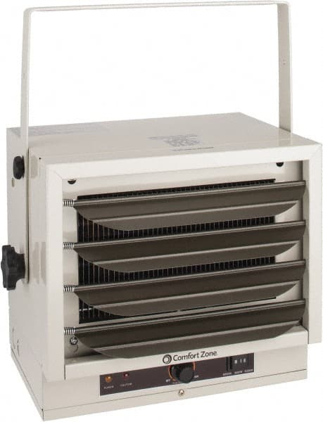 Comfort Zone - Electric Suspended Heaters Type: Wall/Ceiling Maximum BTU Rating: 17065 - Exact Tool & Supply