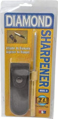 Eze Lap - Super Fine Grade Diamond Sharpener - Diamond Area 3-3/4" Long - Exact Tool & Supply