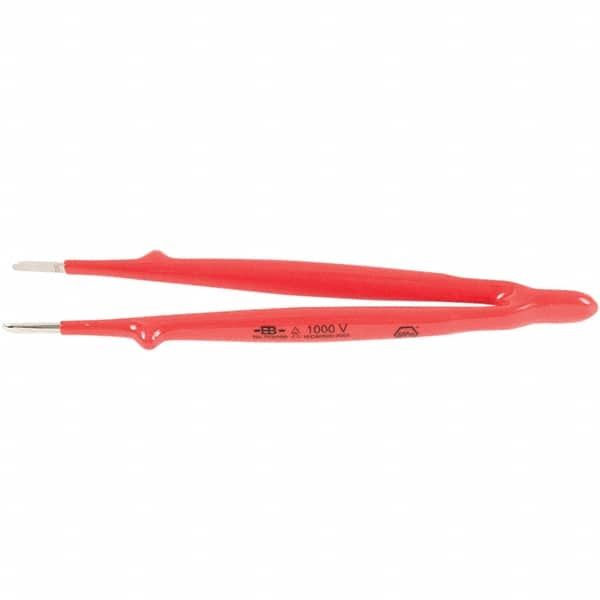 Wiha - Tweezers Type: Insulated Pattern: Straight - Exact Tool & Supply